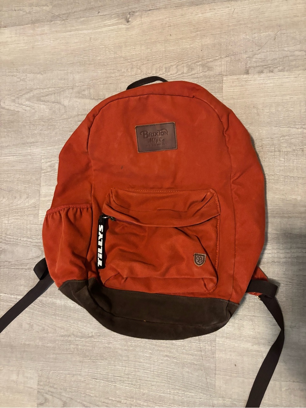 Brixton Backpack Burnt Orange College School University Travel Brown Travel